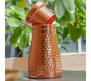 Botella de Agua de Cobre Puro Martillado, Ecológica, Duradera, a Prueba de Fugas, con Gran Capacidad y Opciones Personalizables - Product Image 2