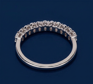 14K Gold Elegant Lab Grown Diamond Wedding Engagement <b>Ring</b> 0.58CT Oval Brilliant Rhodium Plated VVS1-VVS2 Clarity - Product Image 3
