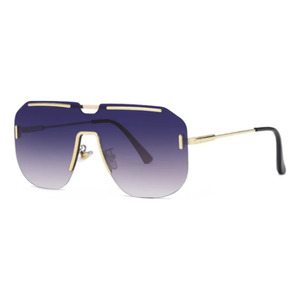 Unisex <b>Vintage</b> Rimless <b>Sunglasses</b> for <b>Men</b> and Women - Assorted Colors - Product Image 5