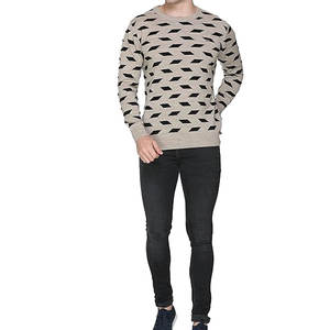 Meilleure vente en gros pulls d'hiver à manches longues pour hommes tricots thermiques de grande taille à séchage rapide chandails pour hommes en tricot personnalisés - Product Image 5