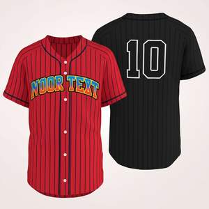 Camisetas de béisbol de sublimación personalizada para deportes de equipo | Uniformes de béisbol de moda personalizados al por mayor - Product Image 4