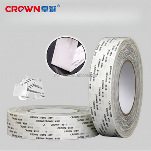Crown 511 512 513 Serisi Ultra İnce Çift Taraflı Dokunmamış Yapışkan Levha Crown Bant Isıya Dayanıklı Çift Taraflı Yapışkan Bant - Product Image 1