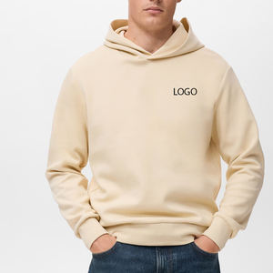 Sweat à capuche pour homme pour l'hiver Manches longues et capuche réglable avec poches kangourou Vêtement décontracté Prix de gros Service OEM Haute qualité - Product Image 1