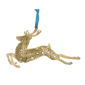 Decoración de Pared Antigua de Metal, Hierro, Dorado, con Purpurina, en Forma de Corazón, para Decoración de Paredes, Artesanías - Product Image 3