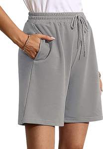 Shorts de sport d'été pour femmes, taille mi-haute, confortables, respirants, en polyester et élasthanne, personnalisables, de haute qualité - Product Image 4