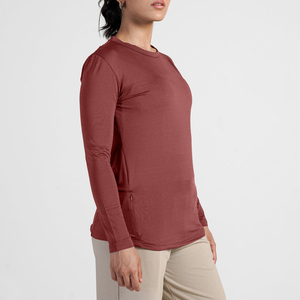 T-shirts en coton personnalisés tendance et écologiques pour femmes, hauts décontractés d'été par des fabricants élégants, vente en gros ODM - Product Image 4