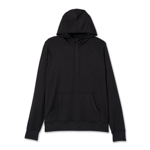 Half Zip Hoodie for <b>Men</b> Cotton <b>Men's</b> Hoodies Custom Sweatshirts With Hooded Organic Cotton Jersey <b>Mens</b> <b>Pullover</b> Hoodies - Product Image 1