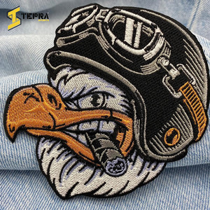 TEPRA SPORTS-Parches bordados personalizados de alta calidad, hechos a mano, buena venta de tela y fieltro, flor personalizada, formas de corazón - Product Image 5