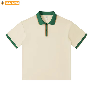 Polo bordado de punto de algodón para hombre, ajuste regular, transpirable, informal y semi formal, OEM ODM, disponible a bajo precio - Product Image 6