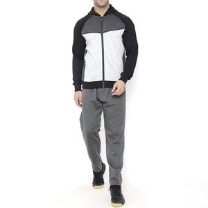 Ensemble survêtement jogging deux pièces en molleton 100% coton de haute qualité réfléchissant décontracté pour homme Prix raisonnable - Product Image 2