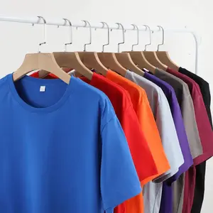 SA Wholesale Custom Your Brand Logo 100% Cotton Blank Men T Shirt Plain Casual Men's T-shirts 2023