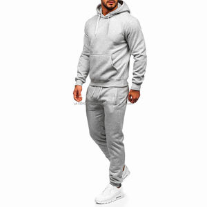 Ensemble de survêtement pour homme en coton 100% lourd, sweat-shirt ample et pantalon de survêtement avec design oversize à épaules tombantes pour l'hiver, ensembles élégants - Product Image 1
