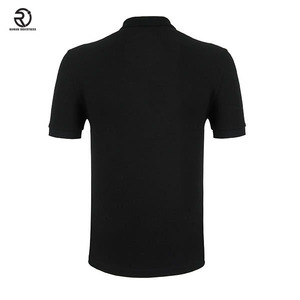 Camiseta de polo de golf para hombre personalizada de alto rendimiento 100% algodón corto Turndown Knitted Rib Collar verano Color personalizado - Product Image 3