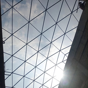 Desain Freeform inovatif kerang Grid baja dengan banyak kurva yang disetujui untuk rumah Modern - Product Image 1