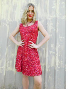 Lujoso vestido sin mangas de estilo bohemio Midi tela de lentejuelas de cristal A-Line silueta ecológica Resort cóctel de noche - Product Image 4