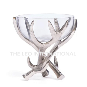 Aluminum Metal Unique Shape Gold Plated <b>Bowl</b> Nut Serving Fruits <b>Snacks</b> Modern Home Accent Decorative <b>Bowl</b> - Product Image 3