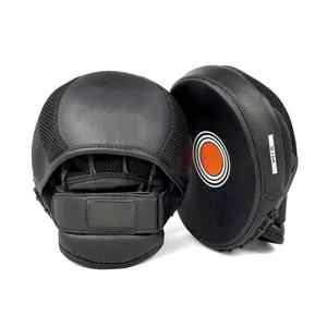 Alta calidad personalizable Focus Mitt Kickboxing Karate entrenamientos Durable impresión cuero punzonado almohadillas logotipo personalizado para boxeo - Product Image 1