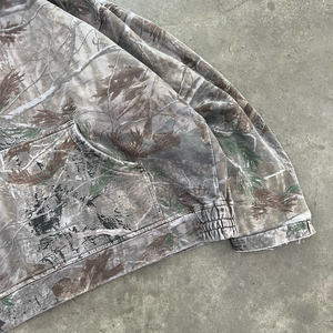 ชุดวอร์มพิมพ์ลายพรางของผู้ชายผ้าฝ้ายเทอร์รี่100% กันลมไซส์ใหญ่สำหรับฤดูหนาว - Product Image 6