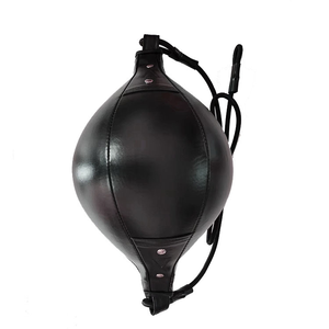 Ballon de vitesse de boxe en cuir PU en forme de poire pour l'entraînement de la rapidité et de la condition physique avec impression de logo personnalisée - Product Image 2