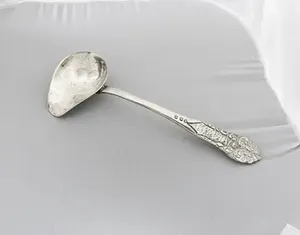 Juego de cucharas de cubiertos Premium en acero inoxidable con mango de diseñador de latón fundido Cubiertos perfectos para accesorios de comedor elegantes - Product Image 4