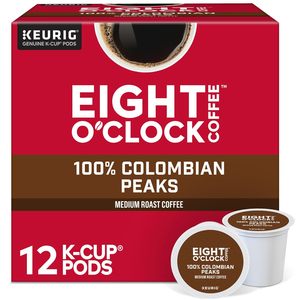Café Eight O'Clock Colombian Peaks, dosettes K-Cup individuelles Keurig, torréfaction moyenne, 72 unités - Product Image 2