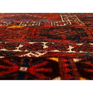 Alfombra Kiaan Grande de Lana Anudada a Mano, Rectangular 9x12, Diseño Geométrico Abstracto para Entrada, Pasillo, Modelo Paem-264, Color Rojo - Product Image 3