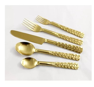 Antiguo Han forjado nuevo estilo cubiertos juego de queso mango nuevos cubiertos de Metal con acero inoxidable al por mayor para juego de queso - Product Image 3