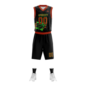 Conjunto de Uniforme de Baloncesto Ecológico Personalizado, Transpirable, de Malla de Poliéster, Antibacteriano, Ropa Deportiva de Equipo, Conjuntos de Uniformes OEM - Product Image 2