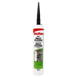 Fischer 535790 Silicone nero multiuso 280 ml - Product Image 1