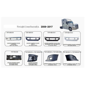 Pièces de carrosserie robustes, ensemble de pare-chocs avec trou pour feux antibrouillard/ phare/ calandre pour Cascadia 2018+ / Cascadia 2008~2017 Camion - Product Image 1