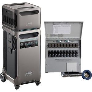 แบตเตอรี่ LiFePO4 Powerstation แบบพกพา3840Wh F3800เอาต์พุต AC 6000W สูงเป็นพิเศษพร้อมไฟกลางแจ้ง120V/240V - Product Image 2