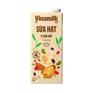 Vinamilk-Leche de origen vegetal-9 tipos de frutos secos-Menos azúcar-1L X 12 cajas por caja - Product Image 1