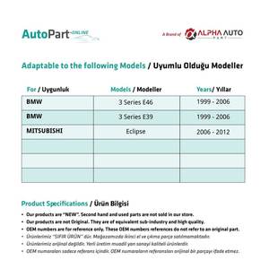 Poignée de pare-soleil de toit ouvrant gris pour Mitsubishi Eclipse (expédition du fabricant turc) Code produit: FD112780-1 - Product Image 2