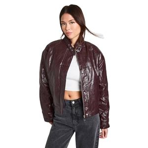 Veste tricotée pour femmes, grande taille, courte, slim, manches longues, imperméable, respirante, hiver - Product Image 1