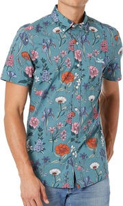 Camisetas estampadas de seda personalizadas para hombre, camisas de último diseño, lavado de ácido de manga corta, precio barato - Product Image 3