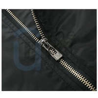 Blouson Bomber Noir Premium pour Homme – Col Montant, Fermeture Éclair, Écologique, Respirant, Séchage Rapide – Idéal Hiver