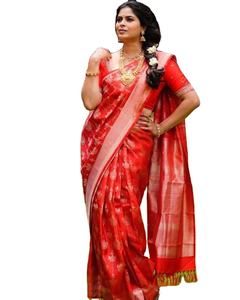 EL ÚLTIMO DISEÑADOR HERMOSO RICO PALLU JACQUARD TRABAJA EN TODO EL SAREE. - Product Image 1