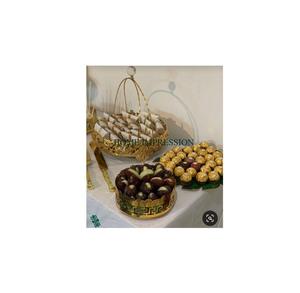 Bol à chocolat élégant en forme de pétale avec un design unique, parfait pour la décoration de fête et de table de l'exportateur indien - Product Image 1