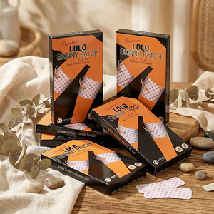 LOLOSKINNY Black Edition Patch Amincissant pour les Mollets, Patch Minceur et Remodelage des Jambes, Patch Anti-Cellulite pour le Sommeil, 10 Unités - Product Image 2