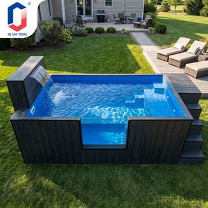 Durable Above Ground Container <b>Pool</b> Leakproof Outdoor Family Resort <b>Pool</b> Engineering Use - Product Image 1