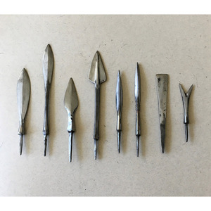 Clásico hecho a mano hierro forjado forma de rombo punta de flecha armamento vikingo Medieval, tiro con arco cabeza de flecha personalizada - Product Image 1