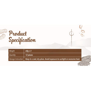 Galletas de Barra Cuadradas Semiblandas de Avena, Sésamo Negro y Cacahuete Salado - Product Image 6