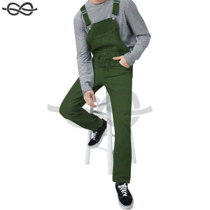 Mens Denim Bib Overalls Relaxed Fit Fashion Jean <b>Jumpsuit</b> <b>with</b> Adjustable Straps and Multiple <b>Pockets</b> Casual Workwear - Product Image 3
