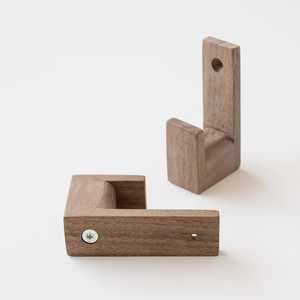 Modern Minimalist <b>Wooden</b> Wall Hook Elegant L-Shape Design for Hanging Keys <b>Towels</b> Hats Light Bags Jewelry Kitchen Living Room - Product Image 6