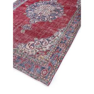 Tapis en laine noués à la main de grande taille, motif médaillon rouge et orange, style vintage, pour salon ou couloir - Pae-2026 - Product Image 2