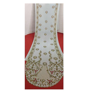 Robe de luxe somalienne Dirac avec broderie à la main et détails perlés tenue traditionnelle élégante parfaite pour les mariées - Product Image 1