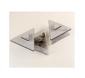 Différentes formes ensemble de deux boîtes acryliques de serveur de noix avec couvercle en métal serveur de chocolat de la plus haute qualité en vrac - Product Image 3