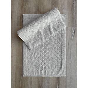 ชุดเสื่ออาบน้ำผ้าฝ้ายแจ็คการ์ด2ชิ้นลายจุดสีเทาอ่อนขนาด50x70 - Product Image 1