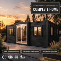 Maison conteneur pliable modulaire Jiaken, réutilisable et déplaçable, pour logement secondaire, avec plus de 100 cycles de utilisation