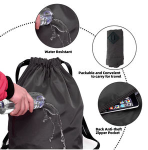 Mochila de baloncesto personalizada Unisex, moda impermeable, deportes, uso informal, cierre de cremallera abierta grande, hecho Oxford suave al aire libre - Product Image 5